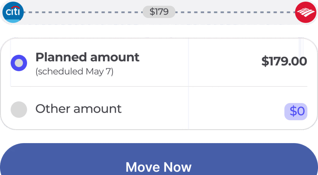 Move money between accounts with AI