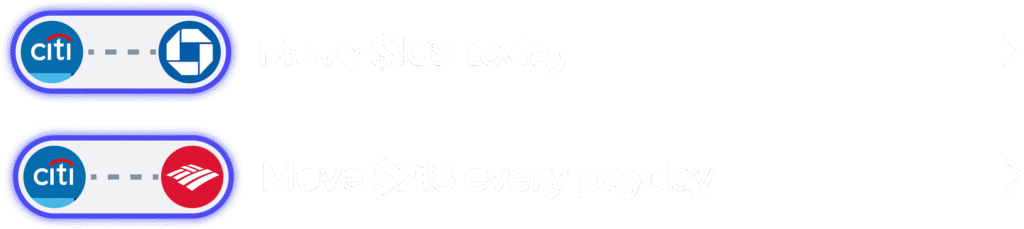 Automatically pay debt at bank
