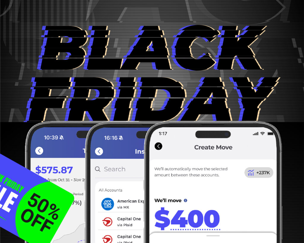 Black Friday 50% off